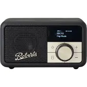 Roberts Radio Revival Petite 2, Tragbar, Digital, DAB, DAB+, FM, 3,5 mm, Schwarz, Akku