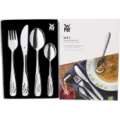 WMF Tiermotive Kinderbesteck-Set - 4-teilig - Schaufel (2x) + Messer + Gabel
