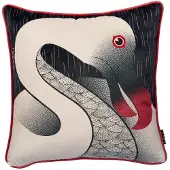 Moooi Kissenbezug Dodo Pavone Black (50 x 50 cm)