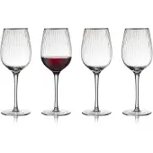 Selsey Rotwein-Weinglas Palermo Transparent 400 ml (4er Set)