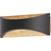 FISCHER&HONSEL GMBH LED Aussenwandleuchte Wall, schwarz, Metall, Modern, LED Wandleuchte außen