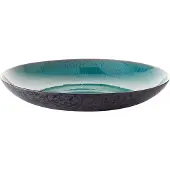 Bitz Servierteller Gastro Schwarz Grün 40 cm