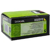 Lexmark 802SYE Projekt-Toner Gelb 2000 Seiten kompatibel zu den Modellen CX310dn / CX310n / CX410de / CX410dte / CX410e / CX510de / CX510dhe / CX510dthe