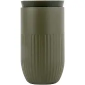 Sagaform Reise-Becher Grün, 32cl, Tova, H14cm L7.5cm