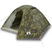 vidaXL Kuppel-Campingzelt 3 Personen Tarnmuster Wasserdicht