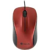 NGS CREW, Beidhändig, Optisch, USB Typ-A, 1200 DPI, Rot