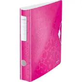 Leitz Ordner Active WOW, DIN A4, Rückenbreite 65 mm, pink