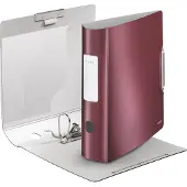 Leitz Ordner Active Style, DIN A4, Rückenbreite 82 mm, granat rot