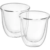 De'Longhi DeLonghi Espresso 2er Doppelwandiges Thermoglas