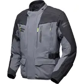 Modeka Paneo LT wasserdichte Motorrad Textiljacke, grau/schwarz, L