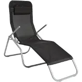 Merxx Gartenliege, Wellnessliege XXL, LxB: 154 x 67 cm - braun