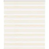 vidaXL Doppelrollo Marmorbeige 125x150cm Stoffbreite 120,9 cm Polyester