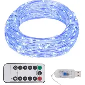 vidaXL LED-Lichterkette mit 150 LEDs Blau 15 m