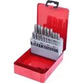 Ks Tools HSS CO Handgewindebohrer-Satz M, Stahlblechkassette 21-tlg.M3-M12