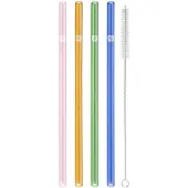 Zwilling - Sorrento Farbige Glasstrohhalme - 4er-Set