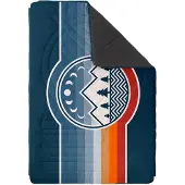 Voited - 4-in-1-Campingdecke &ndash; Fleece Blancket Camp Vibes Two - Fleece Blanket Camp Vibes Two - schwarz