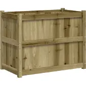 vidaXL Pflanzkübel 90x50x70 cm Kiefernholz
