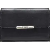 Esquire Damen Geldbörse mit 15 Kartenfächern Leder schwarz Helena RFID Schutz 1323-50-00