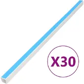 vidaXL Installationsrohre Selbstklebend 20x10 mm 30 m PVC