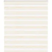 vidaXL Doppelrollo Marmorbeige 130x100cm Stoffbreite 125,9 cm Polyester