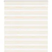 vidaXL Doppelrollo Marmorbeige 130x150cm Stoffbreite 125,9 cm Polyester