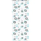vidaXL Duschrollo mit Kassette 110x240 cm Stoffbreite 106 cm