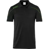 Uhlsport STREAM 23 POLO SHIRT M schwarz/fluo grün
