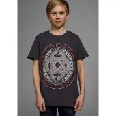 Kidsworld T-Shirt in anthrazit | Gr.: 128/134