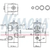 Nissens Expansionsventil Klimaanlage 999438 für RENAULT Clio IV Schrägheck (BH) Aluminium