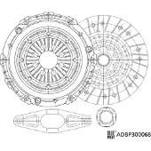 Blue Print Kupplungssatz Kupplung für BMW 3 Touring (E91) ADBP300068