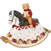 Villeroy & Boch Weihnachtsfigur "Dekofigur Schaukelpferd Christmas Toys bunt", bunt, Dekofiguren, Weihnachtsfigur