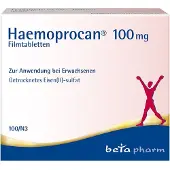 Betapharm Arzneimittel GmbH Haemoprocan 100 mg Filmtabletten 100 St