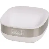 Joseph & Joseph Seifenschale Badezimmer Steel Slim Weiß