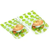 Bee's Wax Lunchpakete Vegan Sandwich Wrap Gelb Grün (2-Stück)