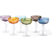 Pols Potten Sektgläser Coupe Peony Multi Farbe (6er-Set)
