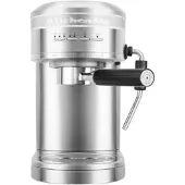 KitchenAid Espressomaschine Artisan - Kaffeemaschine mit intelligenter Sensortechnologie, Dampfdüse und Zubehör - Metall