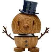 Hoptimist Small Snowman Bumble - Oak - - One Size - Dekofigur