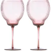Pols Potten Weinglas Pum Purple L (2er-Set)