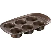 Pyrex Muffinform Asimetria Brown (6 Muffins)