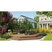 Vitavia Vitavia, Aktionsangebot (inkl. 100 Euro Zubehör): Gewächshaus "Olymp 9900", smaragd, 9,9 m², 3 mm ESG