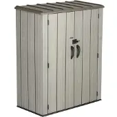 Lifetime Kunststoff Geräteschrank XL Dunkelgrau 70x136x172 cm