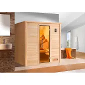 Weka Premium-Massivholzsauna 45 mm BERGEN 1 GT x B x T x H x 196 x 145 x 205