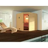 Weka Massivholzsauna 38 mm VALIDA Eck 1 .8 GT x B x T x H x 189 x 172 x 204