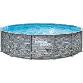 Summerwaves Framepool "Elite Frame", (Set, 8 tlg.), ØxH: 427x107 cm