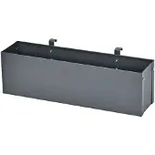 Westmann , Pflanzkasten für Mülltonnenverteilung Planum, anthrazit, 50 x 12 x 15,5 cm (B x T x H)