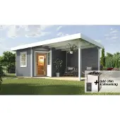 Weka Saunahaus SALO 2, OS 7,5 KW ,hellgrau x B x T x H x 646 x 338 x 237