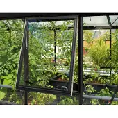 Vitavia Vitavia, Seitenfenster "H" für Vitavia Gewächshäuser, schwarz, 3 mm ESG