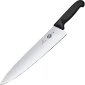 Victorinox V-5.20 03.28 Küchenbesteck Tranchiermesser Fibrox, Schwarz, 28 cm