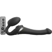 Strap-On-Me S - aufschnallbarer Luftstoß-Vibrator - (schwarz)