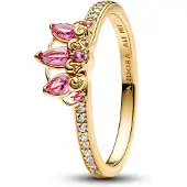 Pandora 163651C01 Damenring Disney Prinzessin Rapunzel Tiara Goldfarben